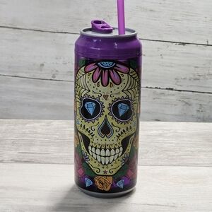 Cool Gear Day of the Dead Sugar Skull Insulated Bottle BPA Free